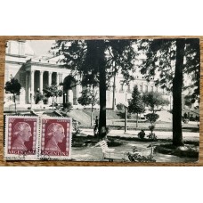 CATAMARCA PLAZA 25 DE MAYO ANTIGUA TARJETA POSTAL